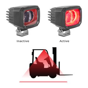 LED 10-94V Red Line Beam Forklift Safety Light  