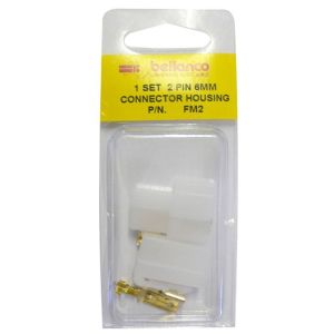 Bellanco 2 Pin Complete Connector Housing Kit (Blister Pack Of 1) 