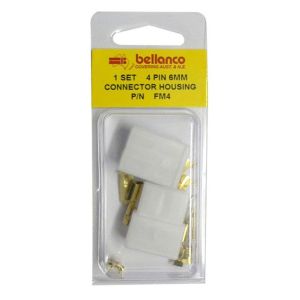 Bellanco 4 Pin Complete Connector Housing Kit (Blister Pack Of 1) 