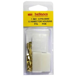 Bellanco 6 Pin Complete Connector Housing Kit (Blister Pack Of 1) 