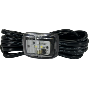 Whitevision 9-33V White Front End Outline LED Marker Light With 3m Cable 