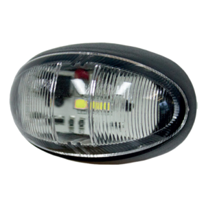 Whitevision 9-33V White LED Front End Outline Marker Light (60 X 38 X 32mm) 