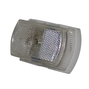 Whitevision Sm8 Series 9-33V White LED Front End Outline Marker Light With White Base 