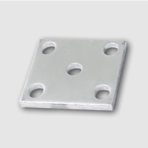 Ark H/Duty Galvanised Fish Plate To Suit 45-50mm U-Bolts With 60mm Wide Leaf Springs 