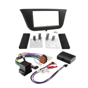 Aerpro Double Din Textured Black Installation Kit To Suit Iveco 
