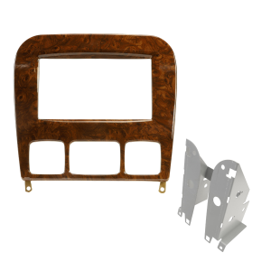 Aerpro Wood Finish Double Din Facia Kit To Suit Mercedes 
