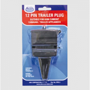 Ark 12 Pin Flat Trailer Socket (Blister Pack Of 1)  