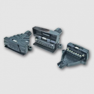 Ark 7 Pin Flat Trailer Socket With Reed Switch  