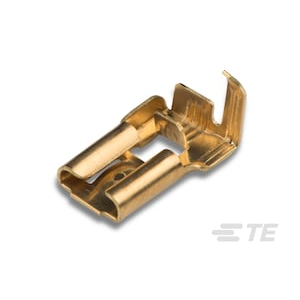 UTILUX UNINSULATED 6.3mm X 0.8mm FLAG CRIMP TERMINAL (PACKOF 100)