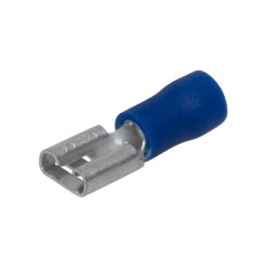 Utilux Blue 6.3mm Female Blade Crimp Terminal (Pack Of 100) 