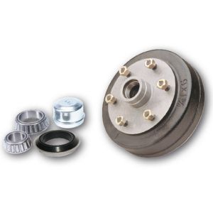 Ark 10" X 2 1/4" Ford Hub/Drum Assembly (Complete With Parallel Bearings, Dust Cap, Seal, Studs & Nuts)