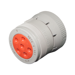 Deutsch 6 Pole Male Straight Cable Mount Circular Connector Housing 