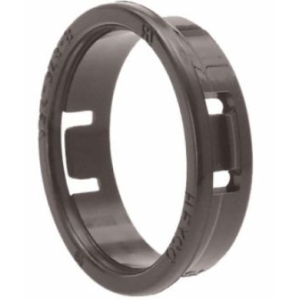 Heyco 13/32" Black Shorty Bush (Pack Of 100)  