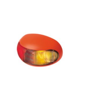 Hella Duraled Red/Amber LED Clearance Light