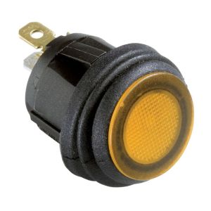 HELLA 12V GREEN LED ILLUMINATED ON/OFF COMPACT ROCKER SWITCH