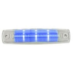 Hella 12V Mini-Thin LED Blue Interior Light