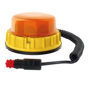 Hella K-LED Mining 9-33V Low Profile Amber LED Beacon With Magnetic Base 