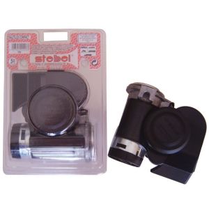 Stebel 24V Black Nautilus Compact Air Horn