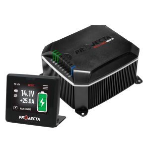 PROJECTA 9-32V 50 AMP 5 STAGE DC - DC/SOLAR DUAL BATTERY CHARGER WITH IQ DISPLAY