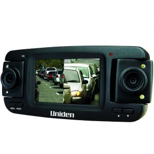 Uniden Black Box Dual Accident Cam Vehicle Recorder With Reverse Camera 
