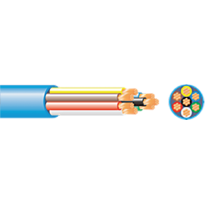 Tycab 0.5mm² (7/0.30) 9 Core Irrigation Cable With Blue Sheath (100m Roll) 