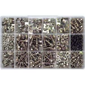 Jns Metric Speed/Flange Nut & Hex Head Self Tapping Screw Assortment 