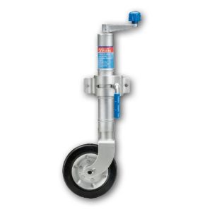Ark 8" Heavy Duty Jockey Wheel With Steel Rim And Solid Rubber Wheel 