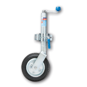 Ark 10" Solid Rubber Jockey Wheel With Bolt On/Weld On Clamp