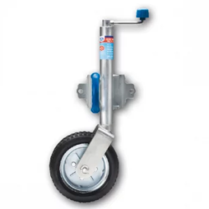 Ark 10" Pneumatic Jockey Wheel With Bolt/Weld On Swivel Mounting Bracket 