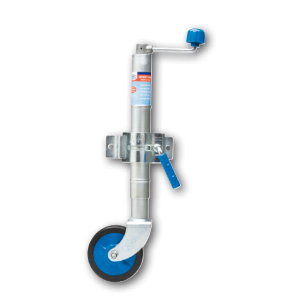 Ark 6" Rubber Jockey Wheel With Bolt On/Weld On Clamp