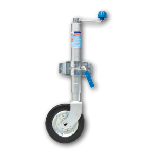 Ark 8" Steel Rim Jockey Wheel With Bolt On/Weld On Clamp