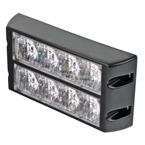 Ionnic 12-24V Dual 4 LED Amber Warning Light With Multiple Flash Patterns 