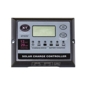 KT 12-24V 20 AMP DUAL BATTERY PWM SOLAR CHARGE CONTROLLER