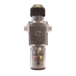 KT Clear 7 Pin Small Round Trailer Plug  