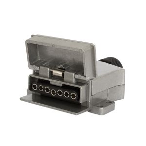 KT 7 Pin Metal Flat Trailer Socket  