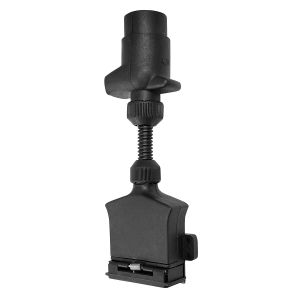 KT 7 Pin Flat Socket To 7 Pin Round Plug Trailer Adaptor 