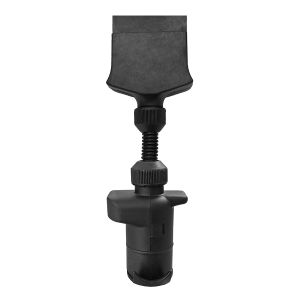 KT 7 Pin Flat Plug To 7 Pin Large Round Socket Trailer Adaptor 
