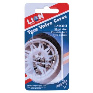 Lion Short Tyre Valve Core (Set Of 4)  