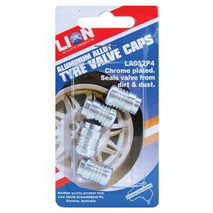 Lion Alloy Tyre Valve Cap (Pack Of 4)  