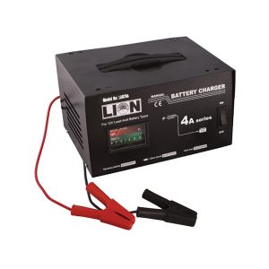 LION 12V 4 AMP MANUAL BATTERY CHARGER