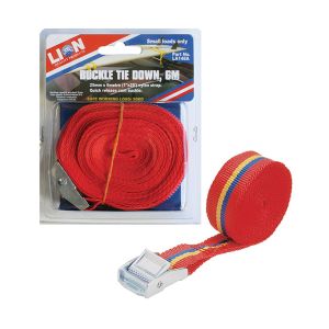 Lion 6m X 25mm Cam Buckle Tie Down  