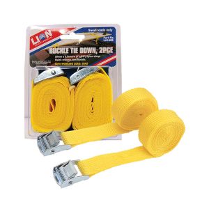 Lion 2.5m X 25mm Cam Buckle Tie Down (Pack Of 2)  