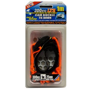 Lion 1m X 25mm Lts Cam Buckle Tie Down  