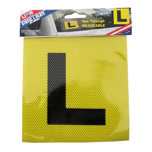 Lion 2 Piece Static See Through L Plate Set  