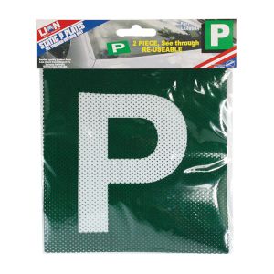 Lion 2 Piece Green Static See Through P Plate Set  