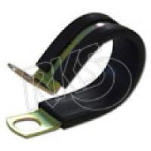 Bellanco Carbon Steel Plated 1/4" - 3/8" Rubber Lined P Clip