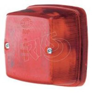 Hella Red Rear End Outline Marker Light (68 X 53 X 45mm)