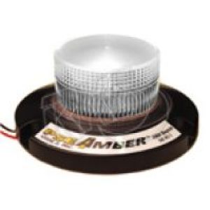 Britax 12-48V LED Amber Beacon With Clear Lens And Multiple Flash Patterns