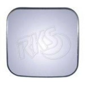 Britax 195mm X 195mm Mercedes Convex 24V Heated Spot Mirror (To Suit 28mm Arm)