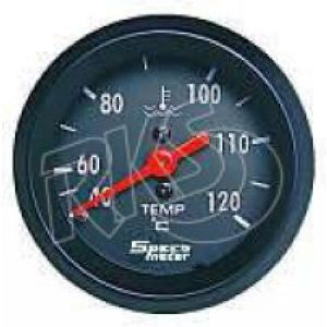 Speco 40-120 Degree Mechanical Water Temperature Gauge With Black Bezel